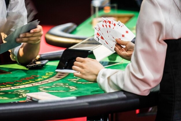 nusa4d blackjack table with bet limits displayed